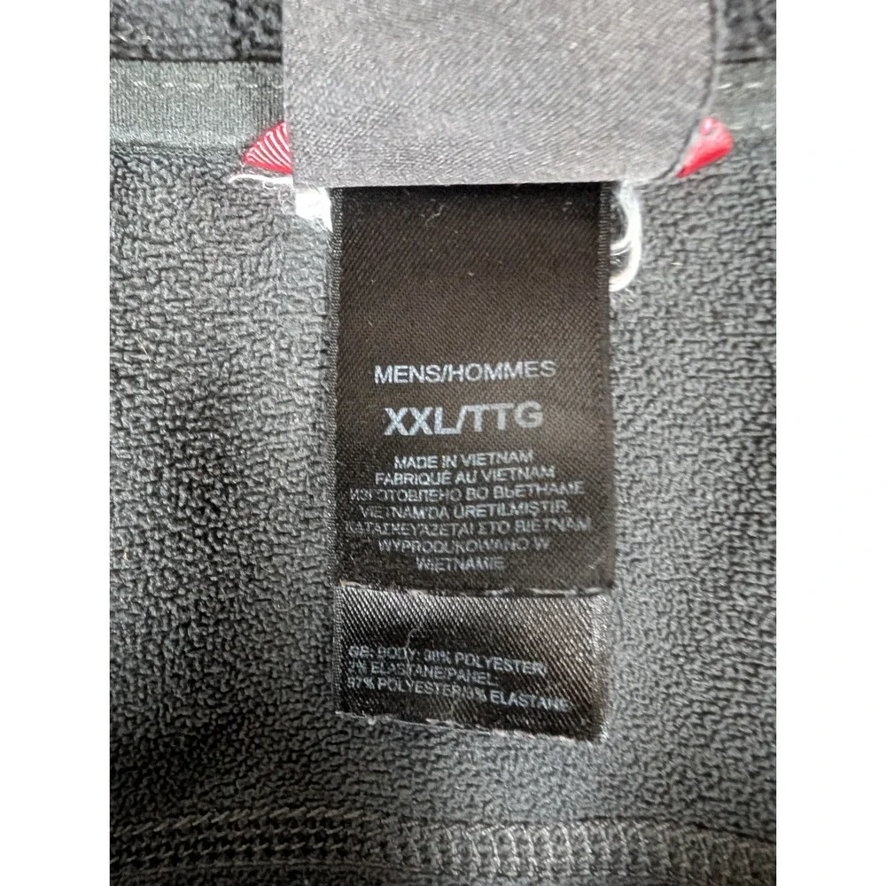 The North Face Mens Apex Bionic 1/4 Zip Pullover Charcoal Gray Softshell XXL